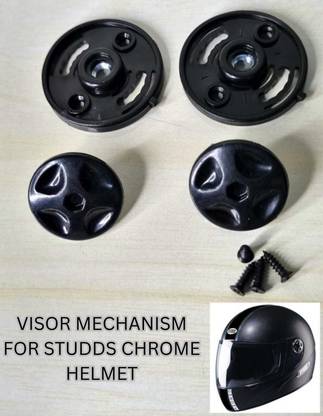 TRYFLY STUDDS CHROME VISOR MECHANISM Helmet Buckle Clip