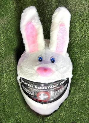 BestLook Helmet Cover for Motorcycle Bunny Helmet Cover Helmet Buckle Clip