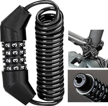 DAZZRIDE Stainless Steel Combination Lock For Helmet