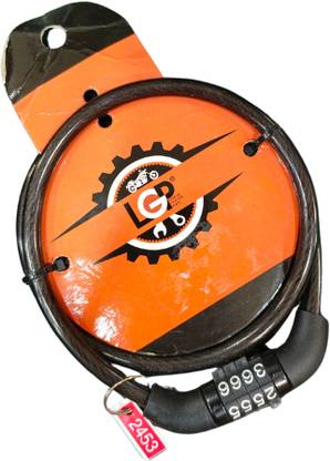 LGP Plastic Combination Lock For Helmet