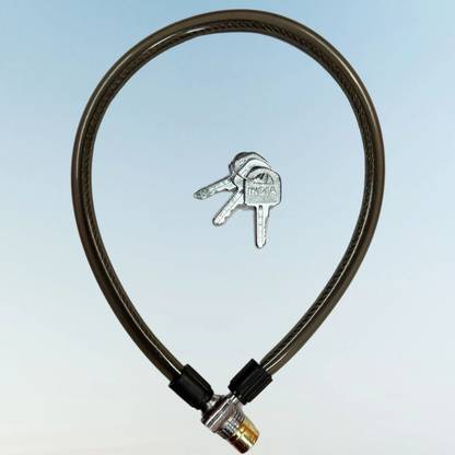 HINDSON Steel, Brass Cable Lock For Helmet