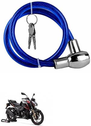 autoformonix Heavy Duty Multipurpose Cable Lock Bike, Luggage, Helmet for TVS Apache RTR 200 Cable Lock Bike, Luggage, Helmet for TVS Apache RTR 200 4V Cable Lock
