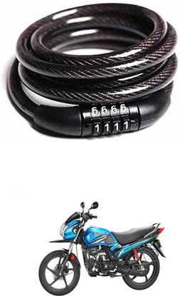 PRTEK Iron Cable Lock For Helmet