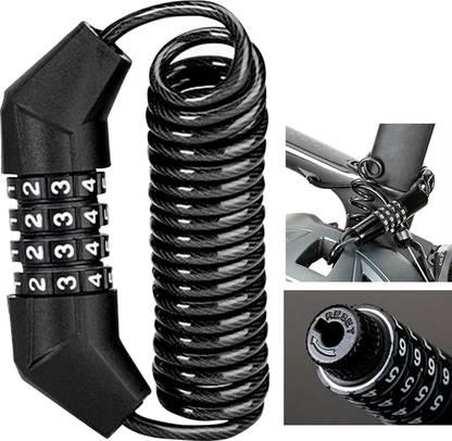 Otoroys Stainless Steel Combination Lock For Helmet