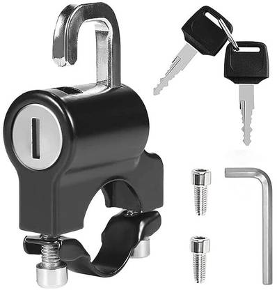 KGBTREADS Aluminium, Stainless Steel Key Lock For Helmet