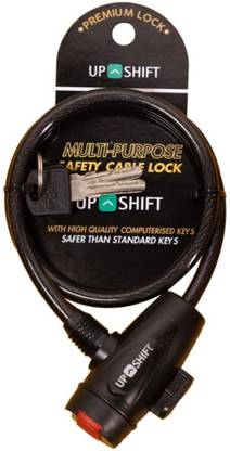 Upshift Stainless Steel Cable Lock For Helmet