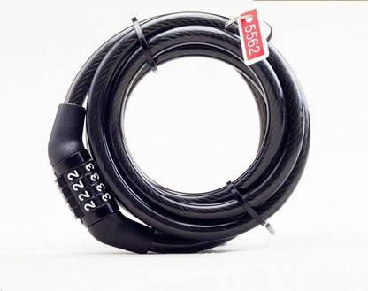 RSN WORLD Steel Cable Lock For Helmet