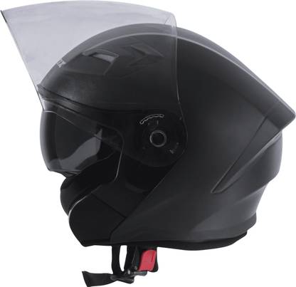 Steelbird Air SBA-17 ISS RDX BLACK OPEN FACE L SIZE 600MM WITH INNER SUN SHIELD Motorbike Helmet