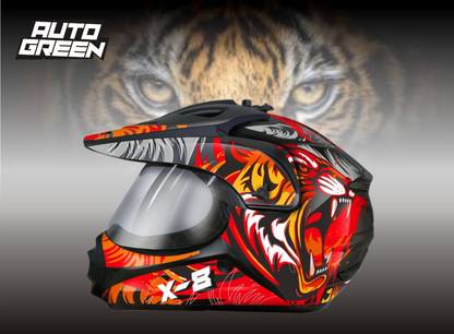 AutoGREEN X-8 LION-01 Motorsports Helmet