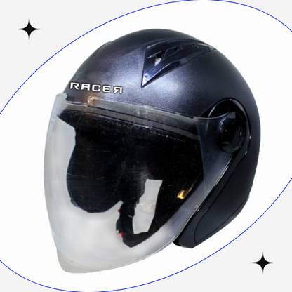 formulate ISI Certified Open Face Riding Helmet with Excellent Impact Protection, 57-58 cm Motorbike Helmet
