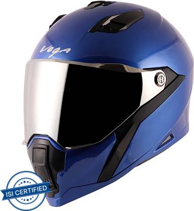 VEGA Storm Motorbike Helmet  (Blue)