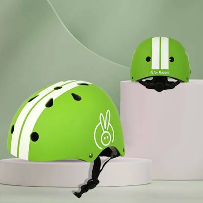 R for Rabbit Safe Play Helmet for Kids 3-7 Years | Anti-Slip & Flexible with Adjustable Strap Cycling Helmet