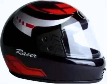 Adi _ RED KIMI FULL FACE HELMAT WITH ISI CERTIFIED ( SAVE PRECIOUS LIFE ) Motorbike Helmet
