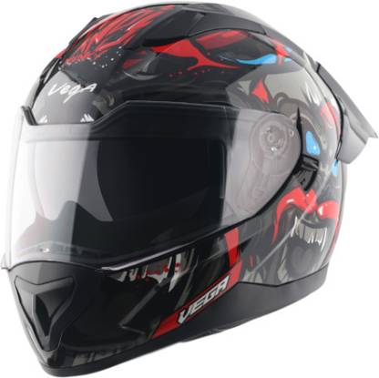VEGA Rapid Mandy Dual Visor isi & Dot Certified Full Face Large Motorsports Helmet