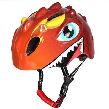 JERN Kids Dinosaur 3D Lightweight Helmet for Boys Girls 3-8 Years Old Cycling Helmet