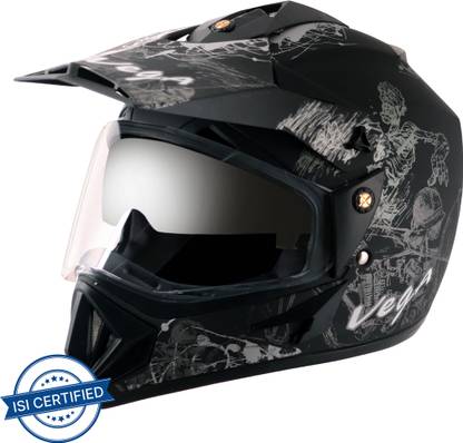 VEGA Off Road D/V Sketch Motorbike Helmet