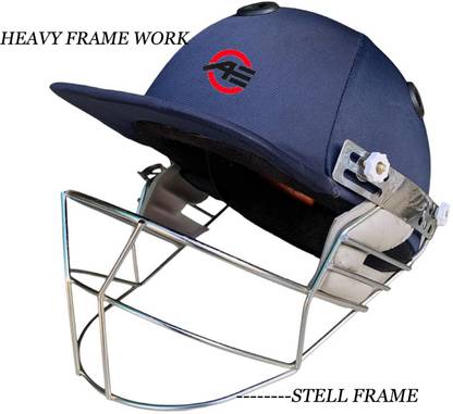 Aenox Cricket Full Size Navy Blue Practice Helmet for Men & Boys Cricket Helmet