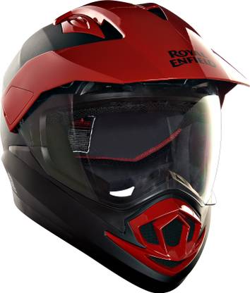 ROYAL ENFIELD Escapade Dual Sport ISI & DOT Certified with Visor Motorbike Helmet