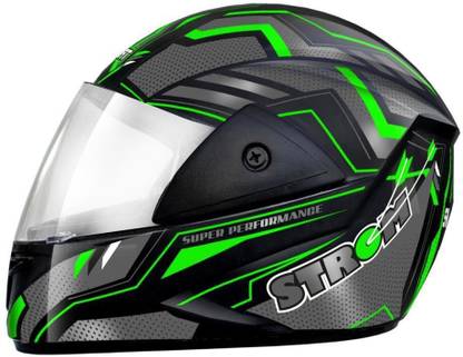 FOROLY Samrat Strom ABS Material with Polycarbonate visor Motorbike Helmet
