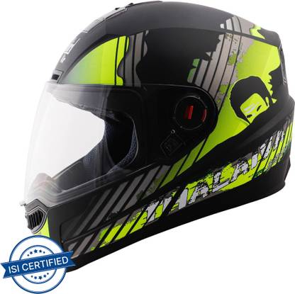 Steelbird SBA-1 Thalaiva Full Face ISI Certified Helmet Fitted Clear Visor Motorbike Helmet