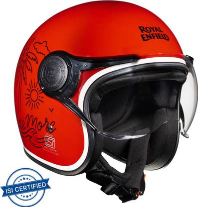 ROYAL ENFIELD Ride More Open Face with Visor Motorbike Helmet