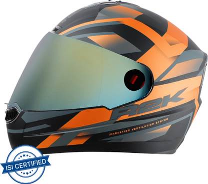 Steelbird SBA-1 R2K Full Face Graphics Helmet in Matt Finish Motorbike Helmet
