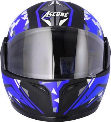ASCONE SPEED BEAST BLUE9(GRAPHICS)E HELMET Motorbike Helmet