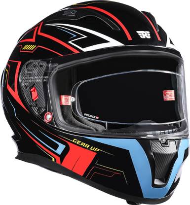 ROYAL ENFIELD Speedx ISI & DOT Certified Full Face Helmet with Pinlock Insert Visor Motorbike Helmet