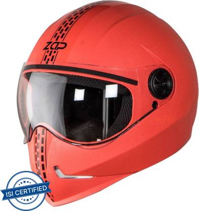 Steelbird Adonis Zap Dashing Motorbike Helmet  (Red Black)