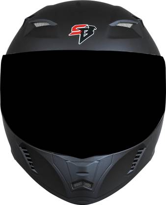 Steelbird Air SBA-20 ISS HI-QUALITY FLIP UP GLOSSY BLACK 600MM SIZE LARGE WITH EXTRA VISOR Motorbike Helmet