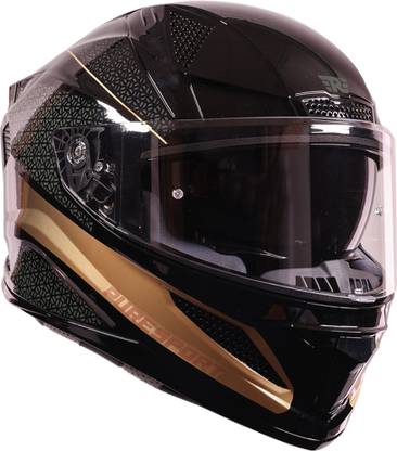ROYAL ENFIELD Crossair Puresport Gradient ISI Certified Full Face Dual Visor Helmet Motorbike Helmet