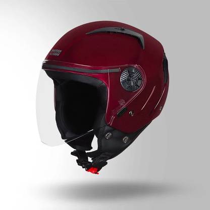 STUDDS Open Face Women Helmet Vogue M Size Motorbike Helmet