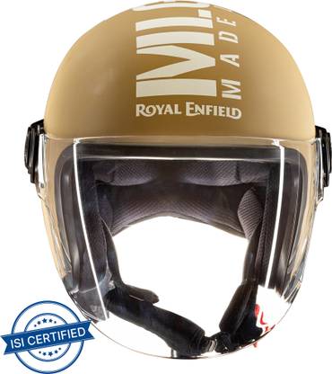 ROYAL ENFIELD MLG Open Face with Visor Motorbike Helmet