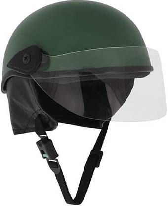 NEPHA Mini helmet Motorbike Helmet (GREEN Motorbike Helmet