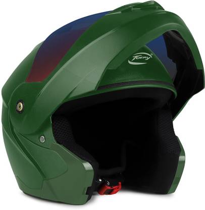 fuery FLIF-UP ISI APPROVED HELMET WITH RAMBO VISAR AND ABS BODY Motorbike Helmet