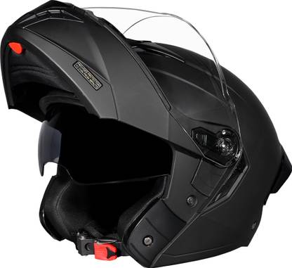 STUDDS Trooper Flip-up Full Face with Dual Visor Motorbike Helmet