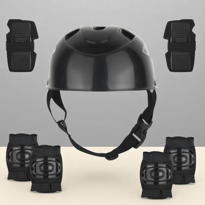 SPEEDFOX Skating Guard Kit for Skating,Cycling free Size(7pcs set)Skating Helmet for kids Cycling Kit