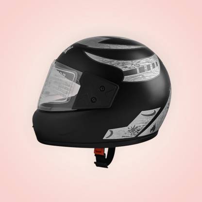 NOAX ISI MARKED unisex full face good hard quality helmet-Silver366 Motorbike Helmet