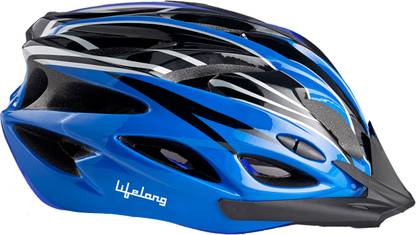 Lifelong LLFAH05 Adjustable Mountain Bike Cycle Helmet with Padding & Detachable Visor Cycling Helmet