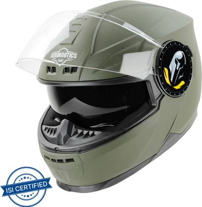 Steelbird BH-40 ISI Certified Full Face Helmet for Men and Women with Inner Sun Shield Motorbike Helmet