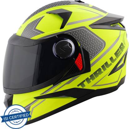 Steelbird SBH-17 Thriller ISI Certified Full Face Graphic Helmet Motorbike Helmet