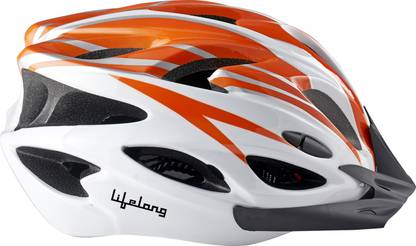 Lifelong LLFAH03 Adjustable Mountain Bike Cycle Helmet with Padding & Detachable Visor Cycling Helmet