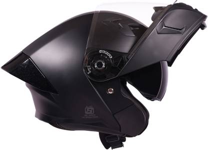 ROYAL ENFIELD Stealth Modular Flip-Up | Dual Visor | Free Extra Smoke Visor | ISI & DOT Motorbike Helmet