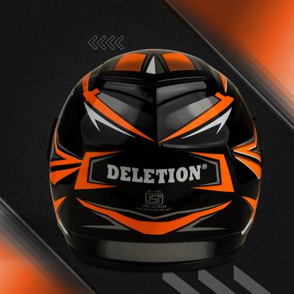 fuery Full Face New Jazz 360 Orange Helmet Z032 Motorsports Helmet