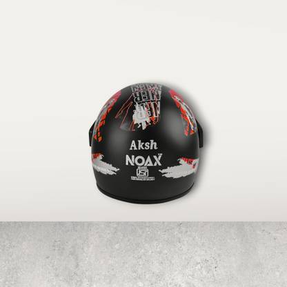 NOAX ISI MARKED UNISEX HELMET FOR RIDDING BIKE NON STOP(DD-378 Motorbike Helmet