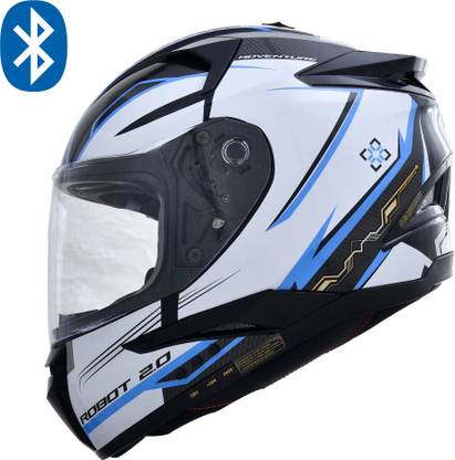 HEADFOX N2F ROBOT Smart Bluetooth Helmet for Men: Calls, ENC, Music, GPS, Voice Asst, SV Motorbike Helmet