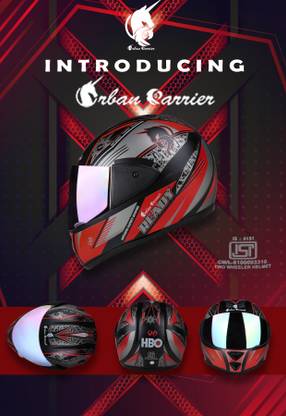 urban carrier ABS Material Open Face Clear Visor Helmet, UV Scratch Resistance Motorbike Helmet