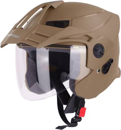 स्टीलबर्ड H-23 Hunter ISI Certified Open Face Helmet हेलमेट
