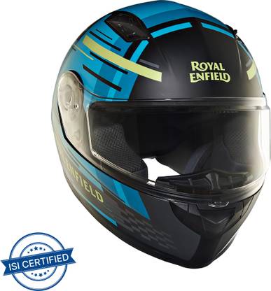 ROYAL ENFIELD LWING F/F HELMET ARRAY TEAL (M)58 CM Motorbike Helmet