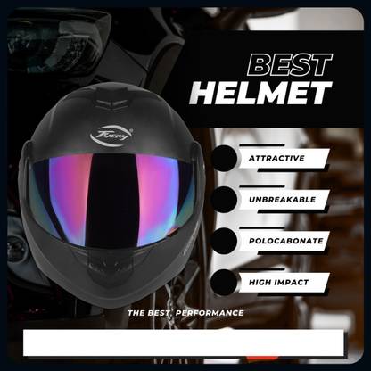 fuery Rainbow flipup Black helmet for boys RFU-20_New Cycling Helmet